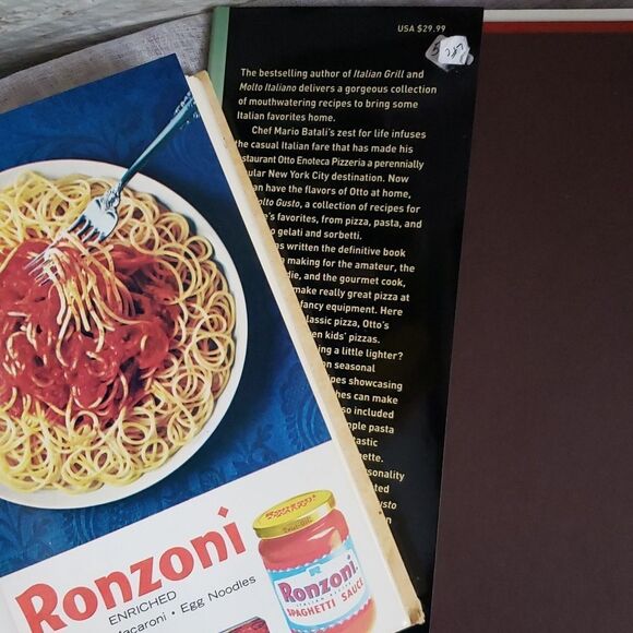 Talisman Italian Cookbook and Signed Mario Batali-Molto Gusto - Picture 4 of 7